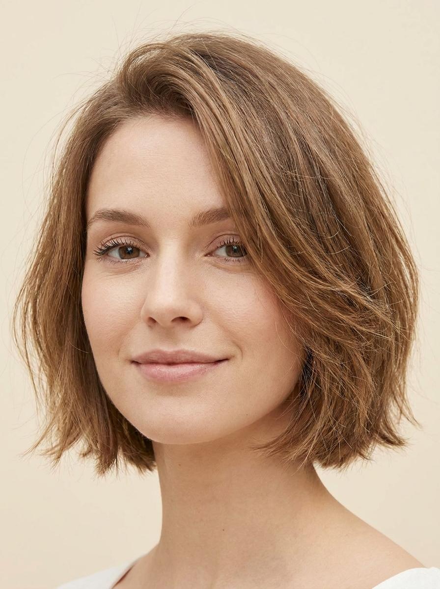Kurzhaarfrisur für feines Haar - moderne Kurzhaarfrisur für Damen